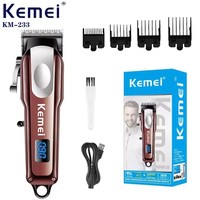 Kemei Mini Electric Hair Clipper Cordless Hair Trimmer Rechargeable Adjustable Beard Hair Cutter Electric For Men