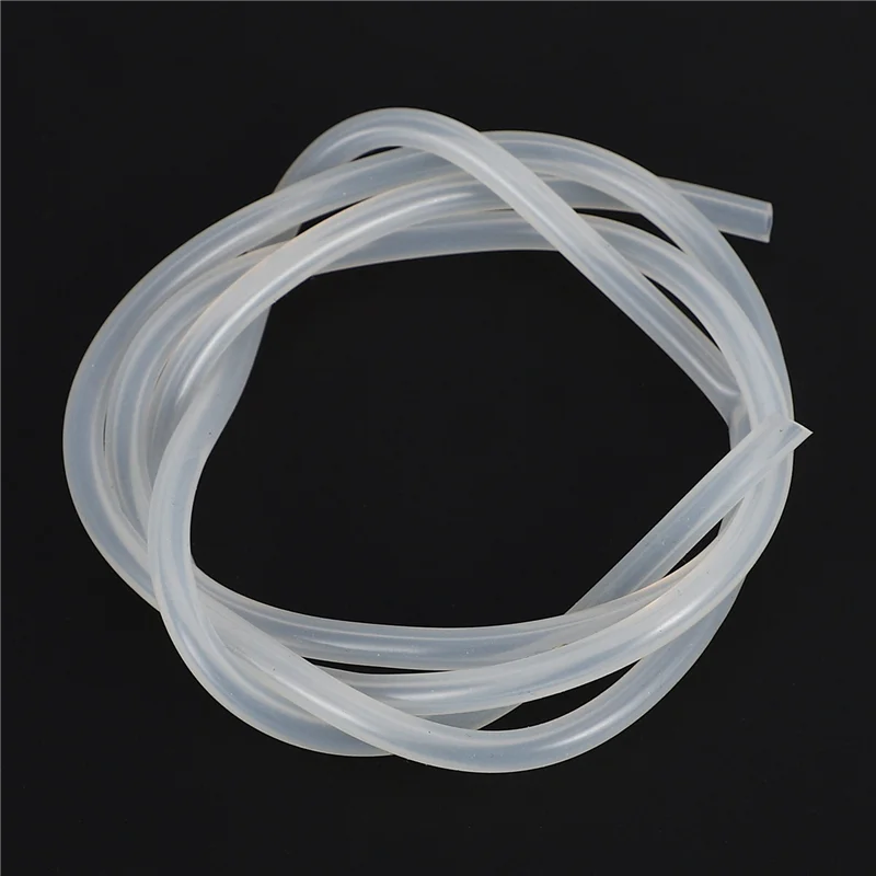 

4Pcs 100CM RC Car Fuel Gasoline Hose Silicone Hose For 1/10 1/18 Truck Track Accessories White