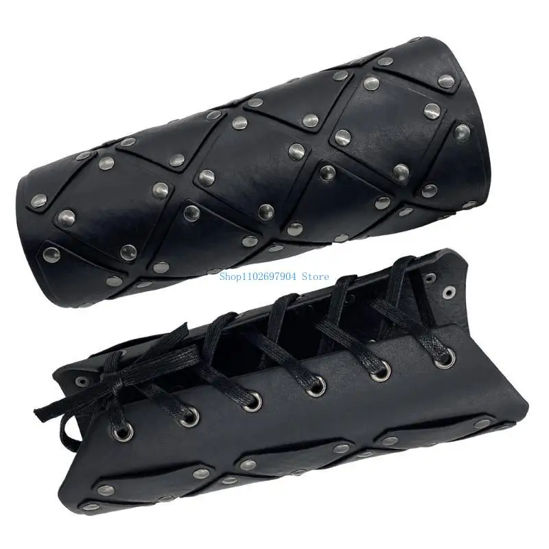 N7YF – protège-poignet Vintage Punk médiéval pour hommes, à mode pour les fêtes les Festivals