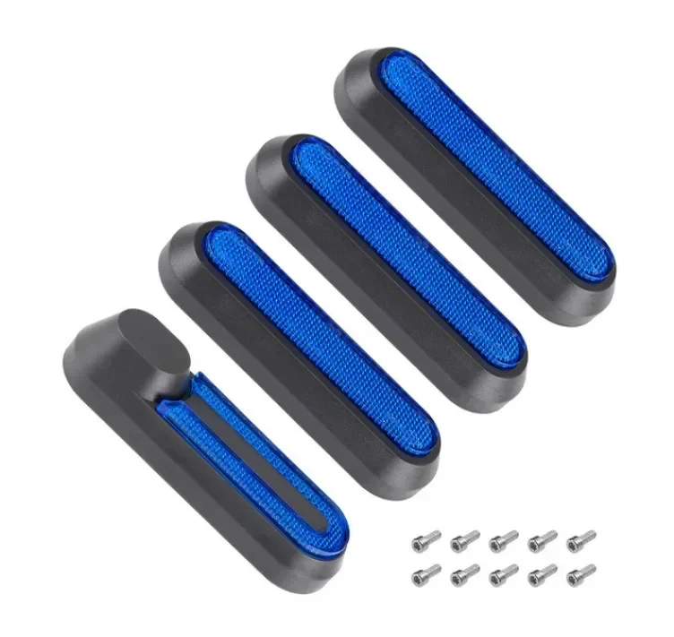 Reflektierende Rad Abdeckung Schützen Shell Für Xiaomi 3 Elektrische Roller M365 Pro 2 1 s Vorne Hinten Sicherheit Rohr Nacht reflektor Teile