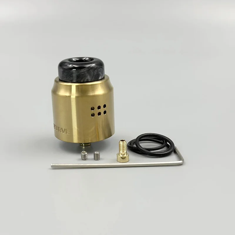 Recurve RDA 24mm 316ss Vape Atomizer rda / BF atomizer tank for coils & atomizers - gallery image 6