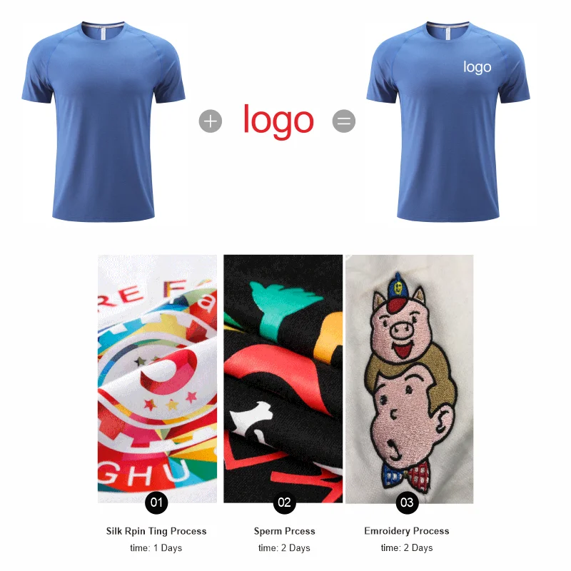 New High-Quality Quick-Drying T-Shirt Custom Logo Print Group Clothing Design Embroidery Company Logo 6 Colors Summer WESTCOOL