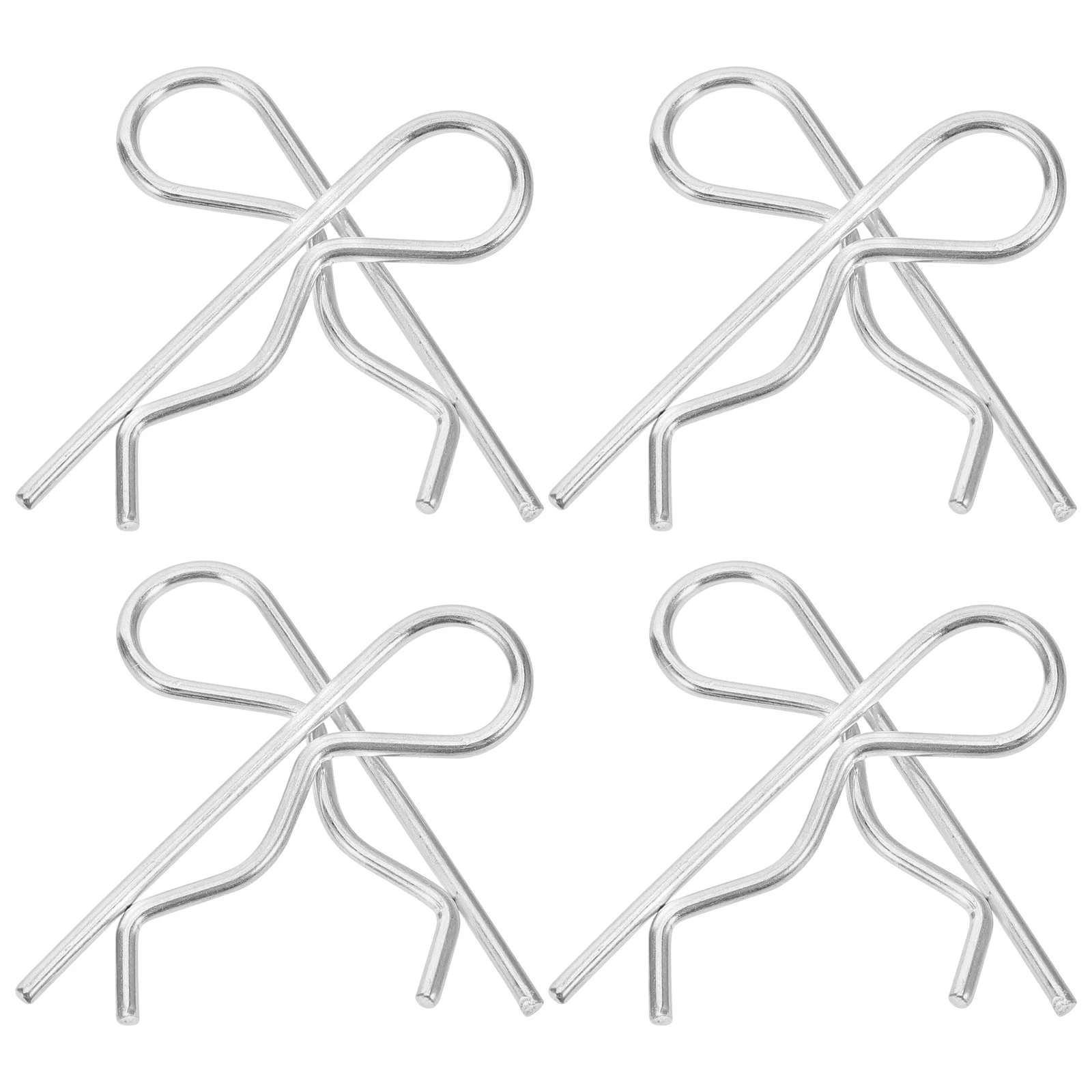 

30pcs Stainless Steel Hinge Pins Heavy Duty Wear Resistant Durable Spring Clip For Trailer Truck Mower Marine