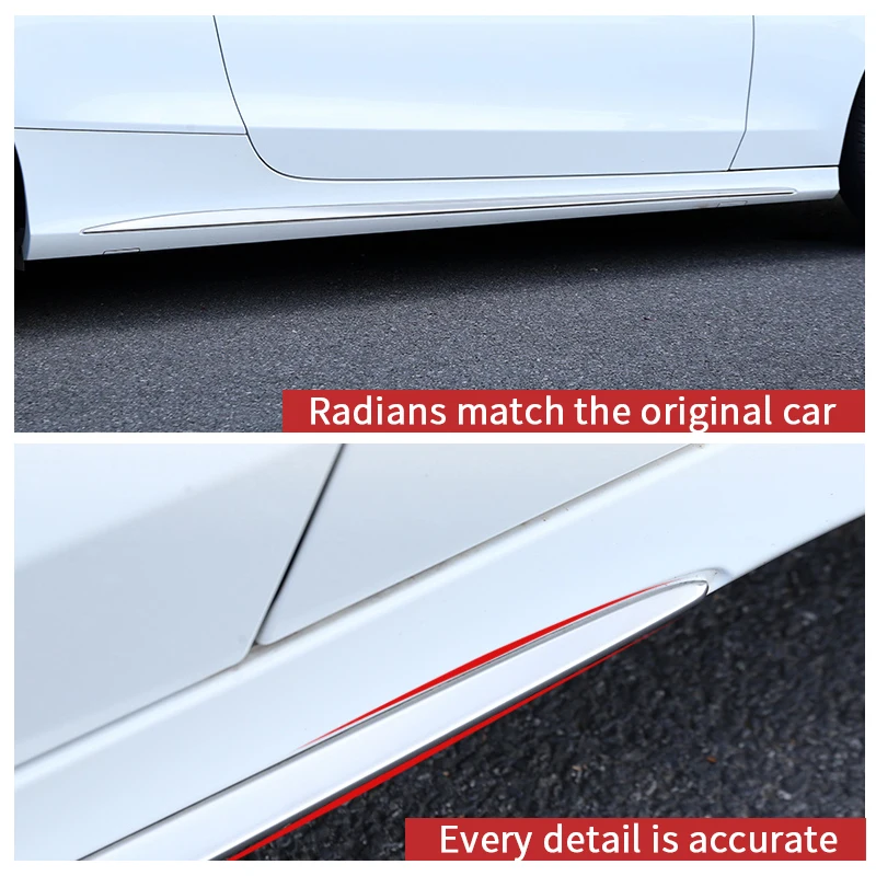 Body Trim Strips for 2016~2023 C Coupe Mercedes W205 C205 S205 Series 200 260AMG Interior Accessories