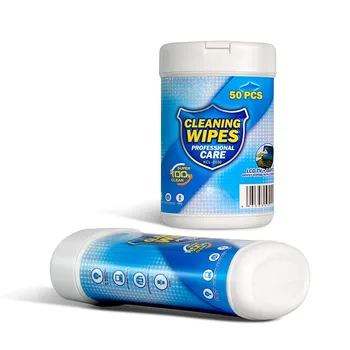 50 Teile/schachtel Weiche Anti-statische Reinigung Tücher Feuchttücher Für Computer Laptop LCD Monitor TV Handy Bildschirm Digitale Produkte