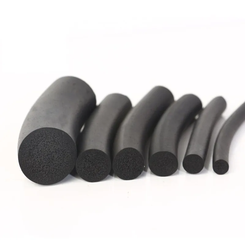 EPDM Foam Seal Strip 5m 10m Weatherproof Rubber Gasket for Auto Door Window Cabinet Shock Absorption