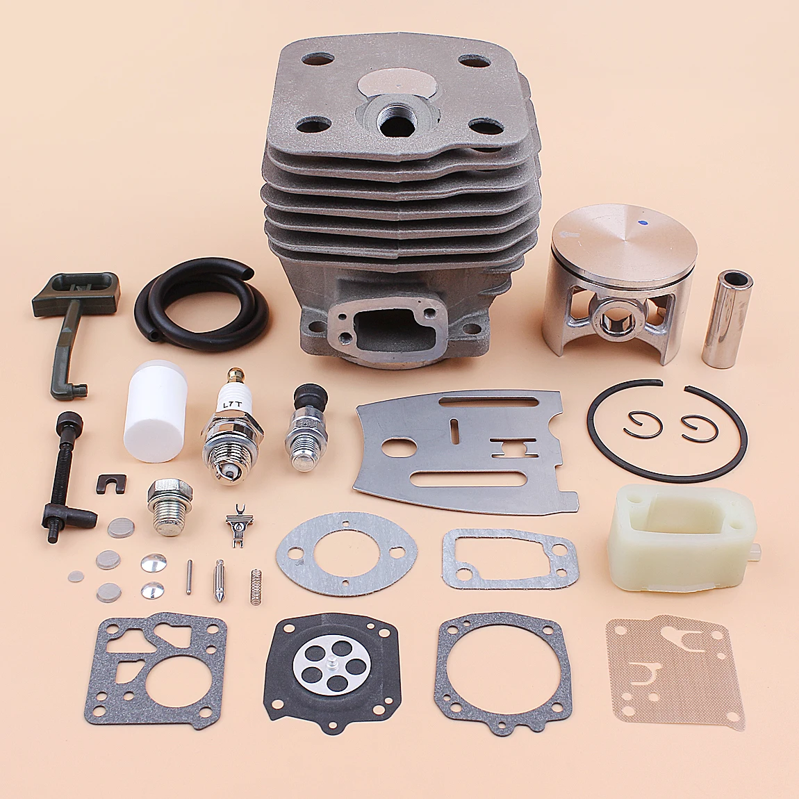54Mm Piston Silinder Karb Kit untuk Husqvarna 288XP 181 281 288 Gergaji Alat Listrik 503506301 Motosierras Nami