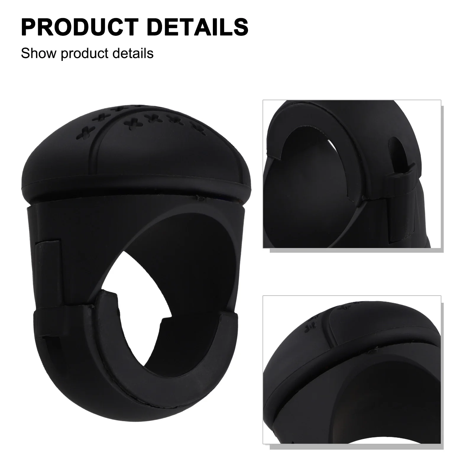 Auto Truck Booster Car Steering Wheel Aid Driving Assistance Silicone Materials Comfortable Grip Easy To Install