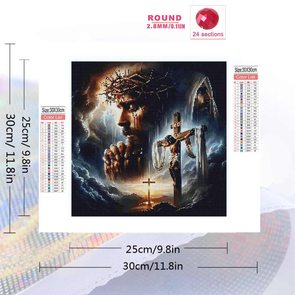 Evershine Diamantschilderij Re - Embroidery Jesus recensie en prijs