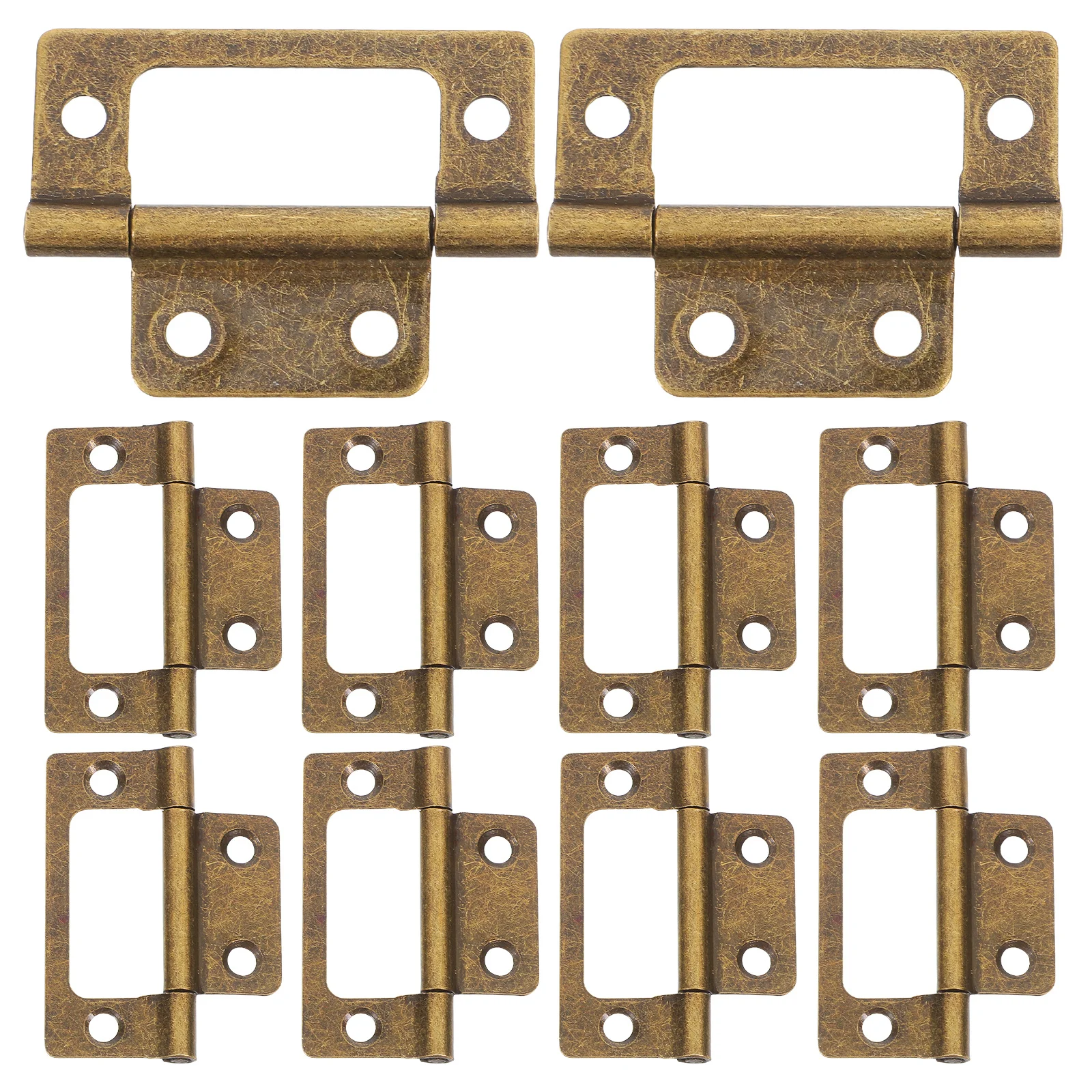 12 pezzi cerniere in ferro ottone vintage addensate cerniere per porte dell'armadio resistenti ferramenta per mobili per porte cassetti persiane