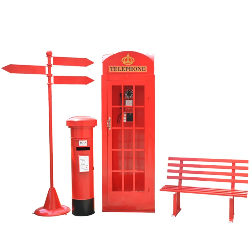 

Telephone booths, mailboxes, ornaments, hall sales floor scene exhibition hall, display decoration