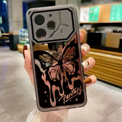 Original for Tecno Pova 6/Li7 silicone soft shell dustproof and shockproof for Tecno Pova 6 Pro/Li9 butterfly pattern