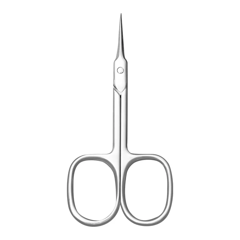 Edelstahl Gebogene Spitze Dünne Klinge Nagelhautschere Nagelknipser Trimmer Maniküre Werkzeuge Augenbrauen Werkzeuge Dead Skin Remover