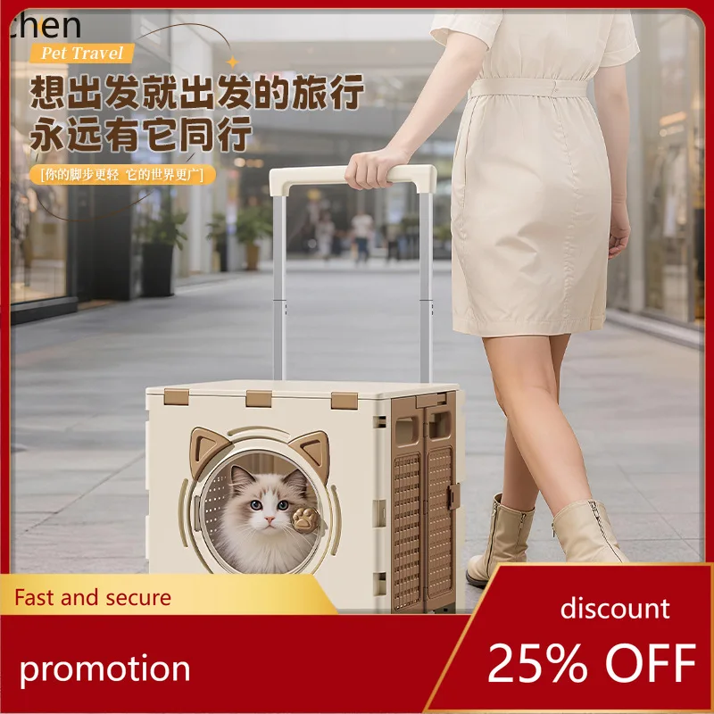 

Складная тележка для путешествий на открытом воздухе Hxl Pet - складная тележка для покупок