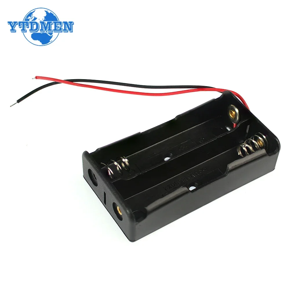 5 peças suporte de bateria 18650 com fio 1 2 3 4 slot caixa de suporte de plástico 18650 para bateria 18650 com cabo de conexão