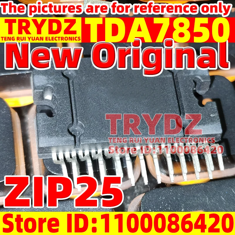 5-1pcs Original New TDA7850 ZIP25 Automotive amplifier chip, audio amplifier