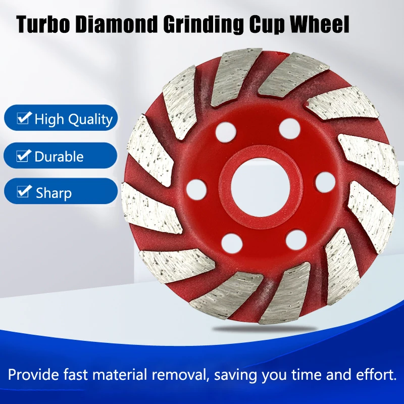 1pc Diamond Grinding Wood Stone Carving Disc Wheel Disc Bowl Shape Grinding Cup Concrete Granite Stone Ceramic Cutting Disc Tool