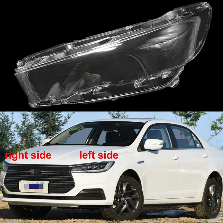 

For BYD Qin EV 2019 2020 2021 Xenon LED Car Accessories Headlight Cover Headlamp Shell Transparent Lampshade Lens Plexiglass