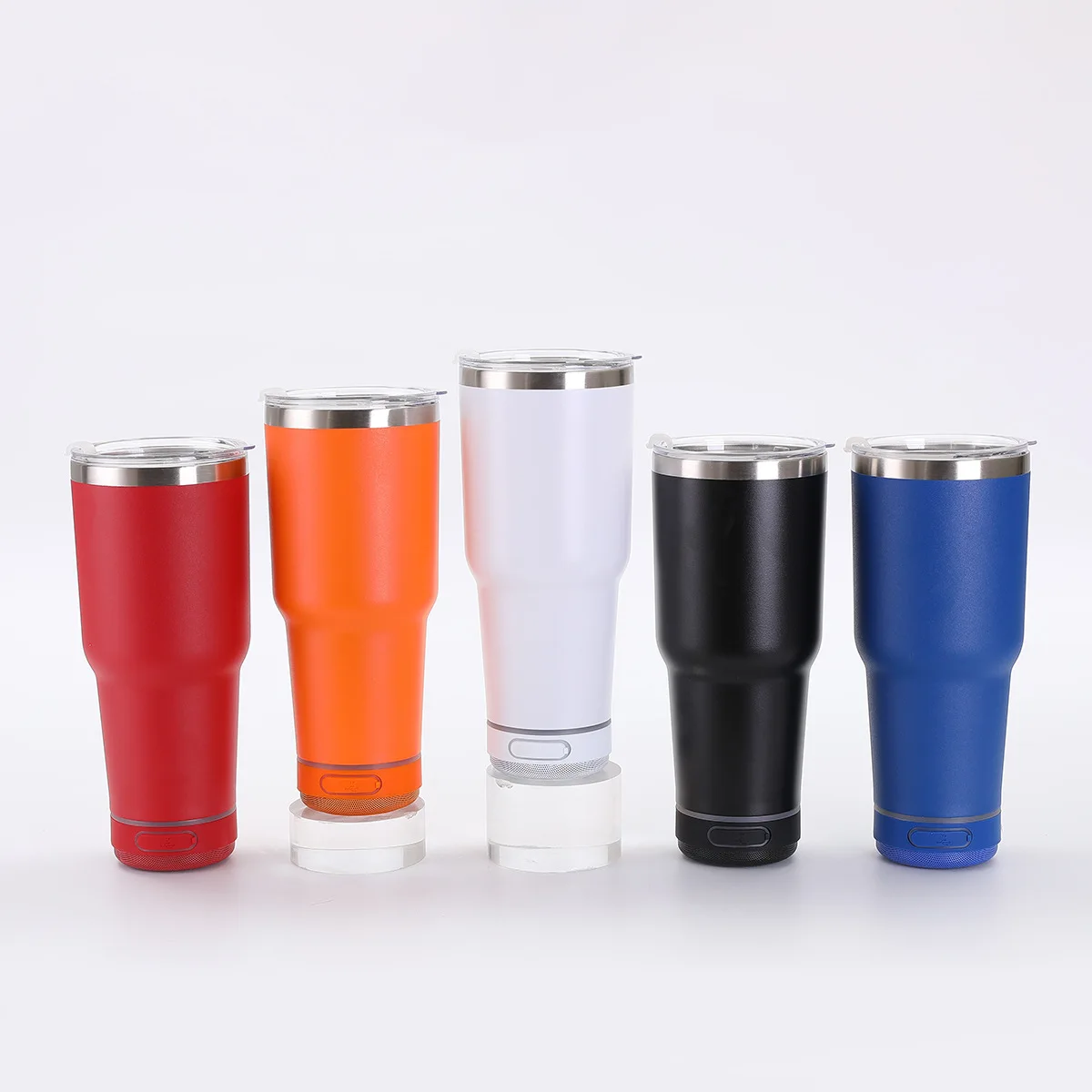 

30OZ 2-in-1 30oz Insulated Cup Audio Wireless Bluetooth Speaker Thermos Bottle Double Wall Vacuum Stainless Steel Car Mug