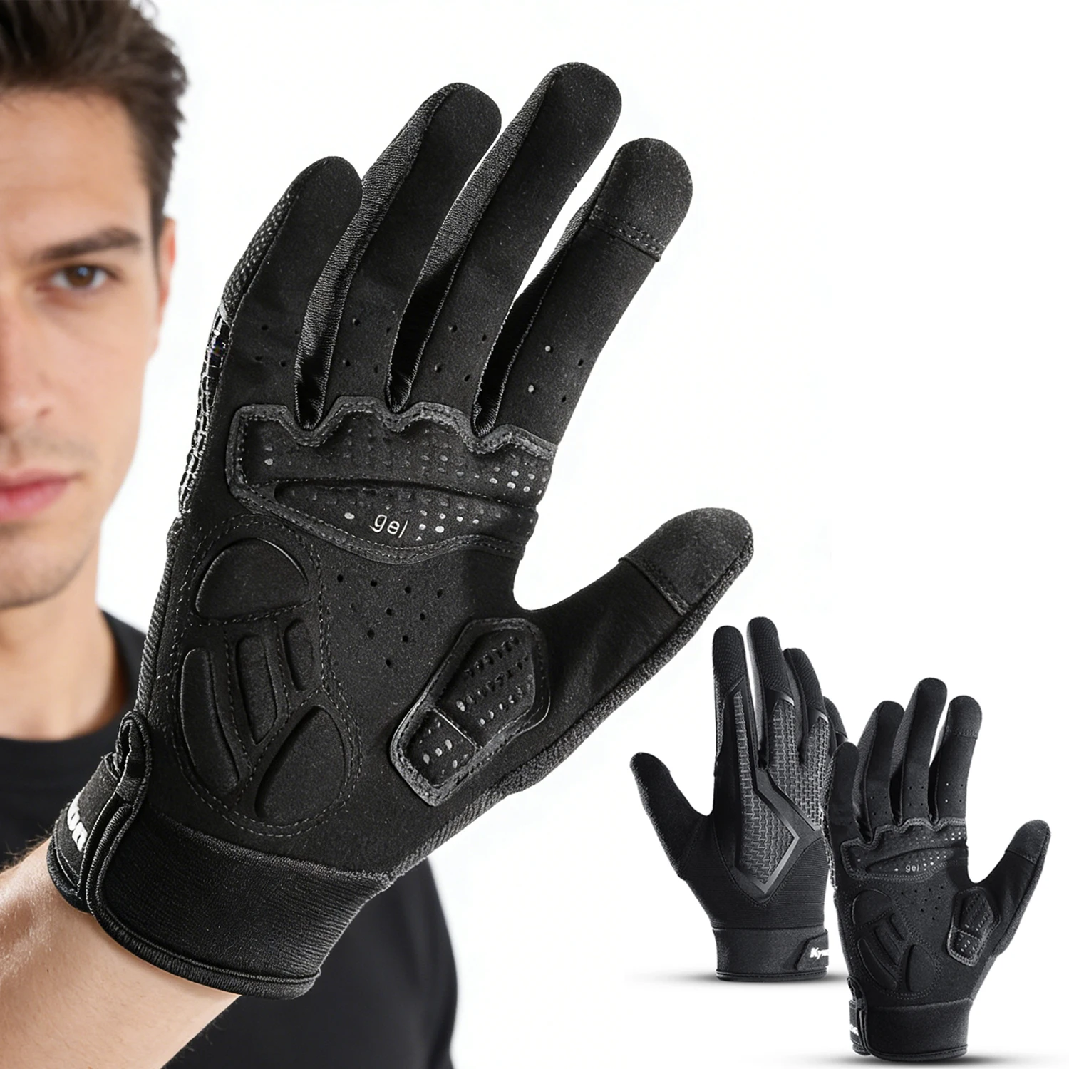 Taktische Ausrüstung Sport-Radhandschuhe Atmungsaktive Rutschfeste Rennrad-Handschuhe Touchscreen-fähig Outdoor-Lauf- und Fahrradhandschuhe
