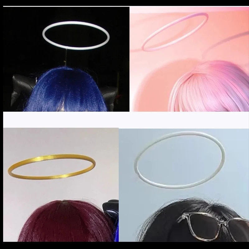Accesorio de cosplay de Anime Anarchy Panty Angel Devil, accesorio de cosplay de Arknights Exusiai, disfraz de Halo para fiesta de Halloween, accesorio de juego de rol