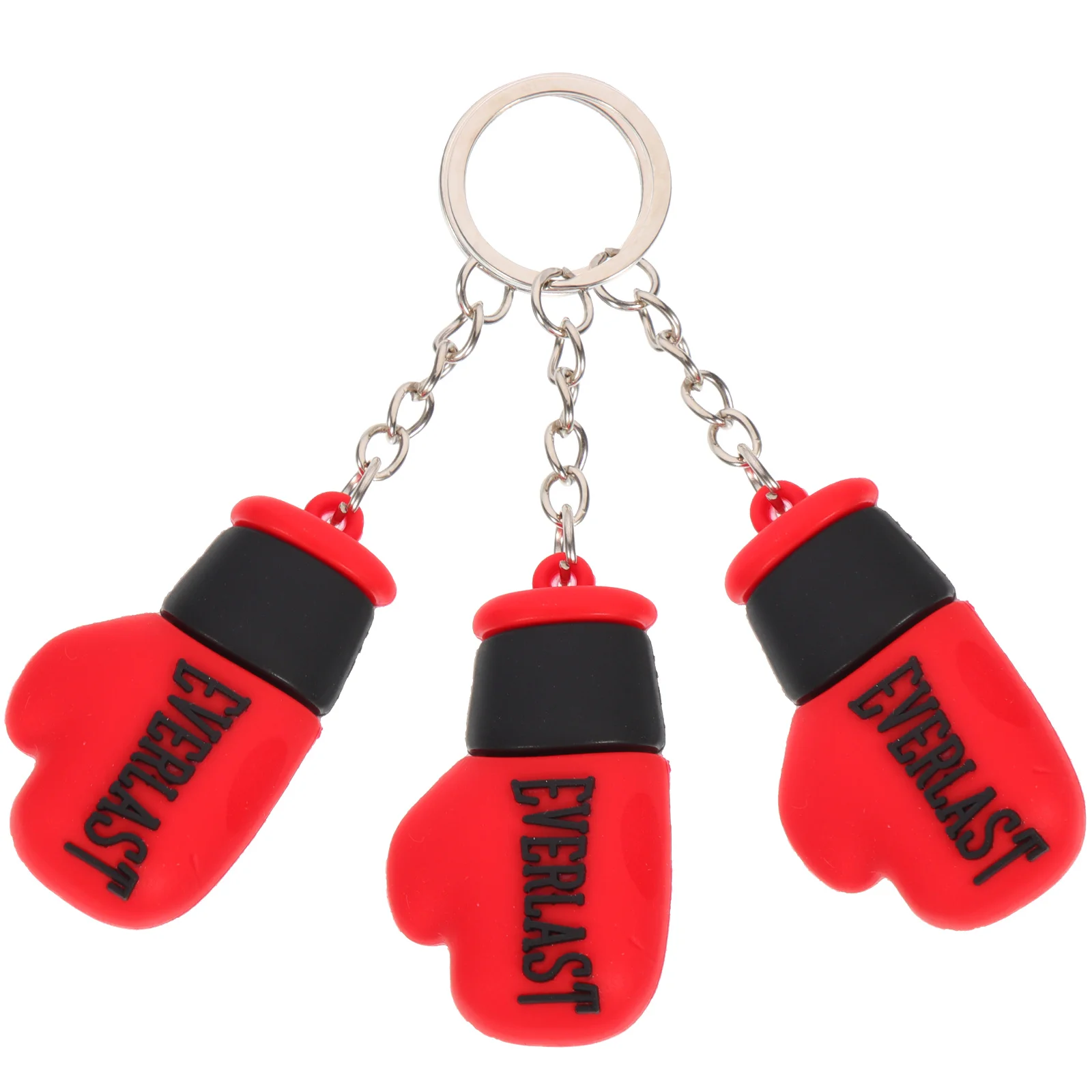 3 PCS Boxing Glove Key Ring Chain for Men Creative Gift Keychainss Bag Pendant Backpack