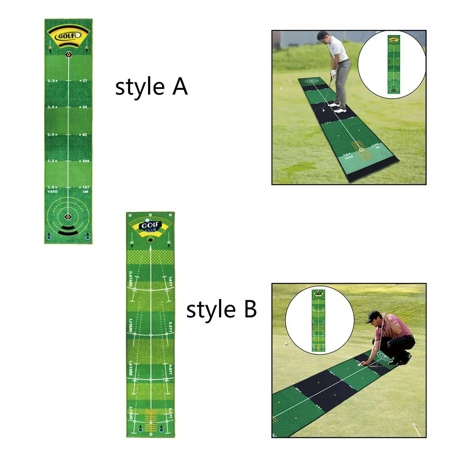 

Golf Putting Mat Golf Accessories Golf Training Mat for Home Golf Gift