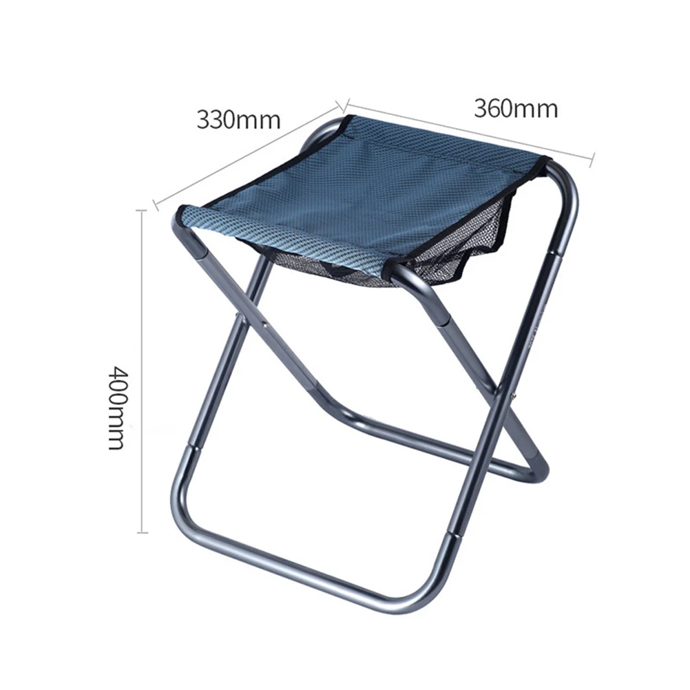 

Portable Folding Heavy Duty Aluminum Alloy Camping Chair For Outdoor Hiking Seat Hiking Fishing Picnic