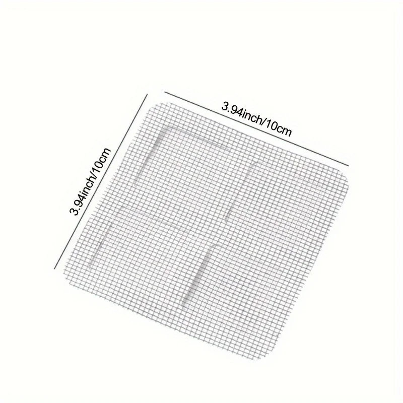 Multipurpose Disposable Shower Drain Hair Catcher Mesh Stickers Anti-Clog Bathroom Sink Floor Drain Filter Window Repair Patch Extra Bonus Same Items Included view 4