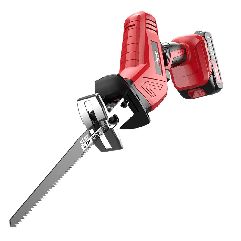 

Rechargeable portable lithium electric saw Reciprocating saw Multifunctional household logging chainsaw High power