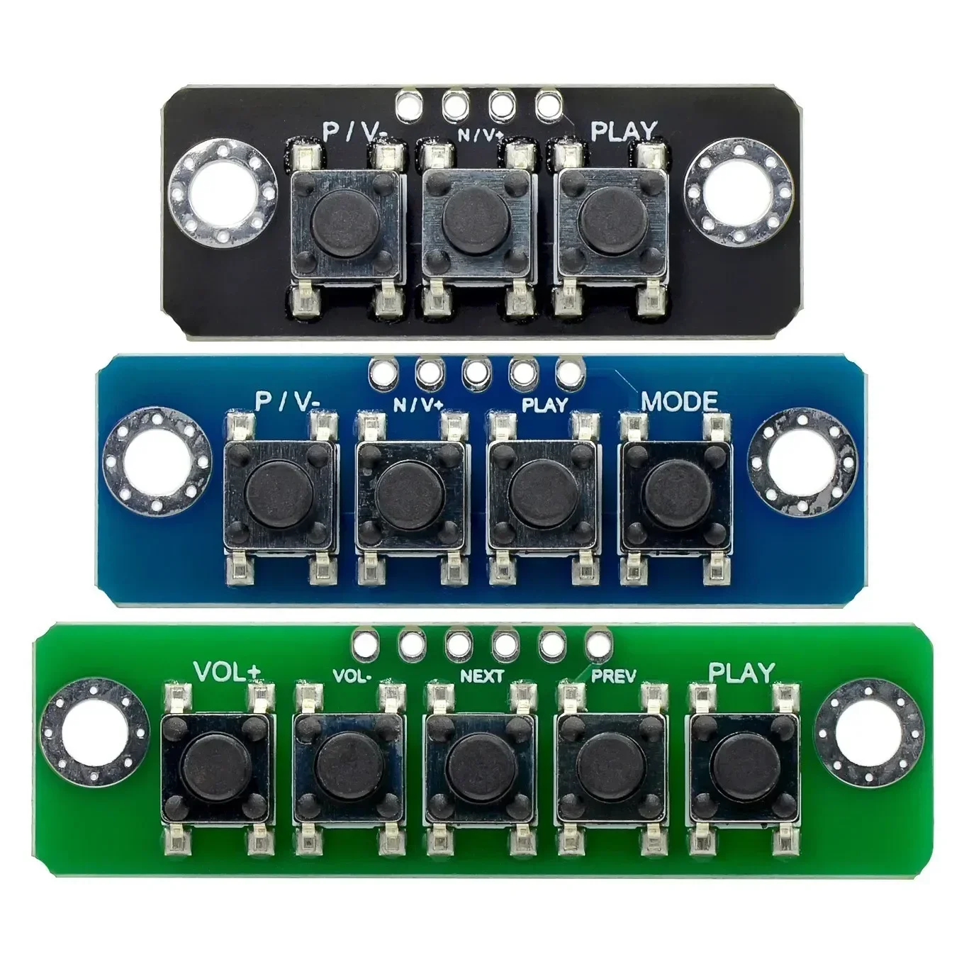 1/5/10pcs 3/4/5 bit Independent Button Module MCU External Button Module Micro Switch ButtonBoard ForBluetooth Power Amplifier