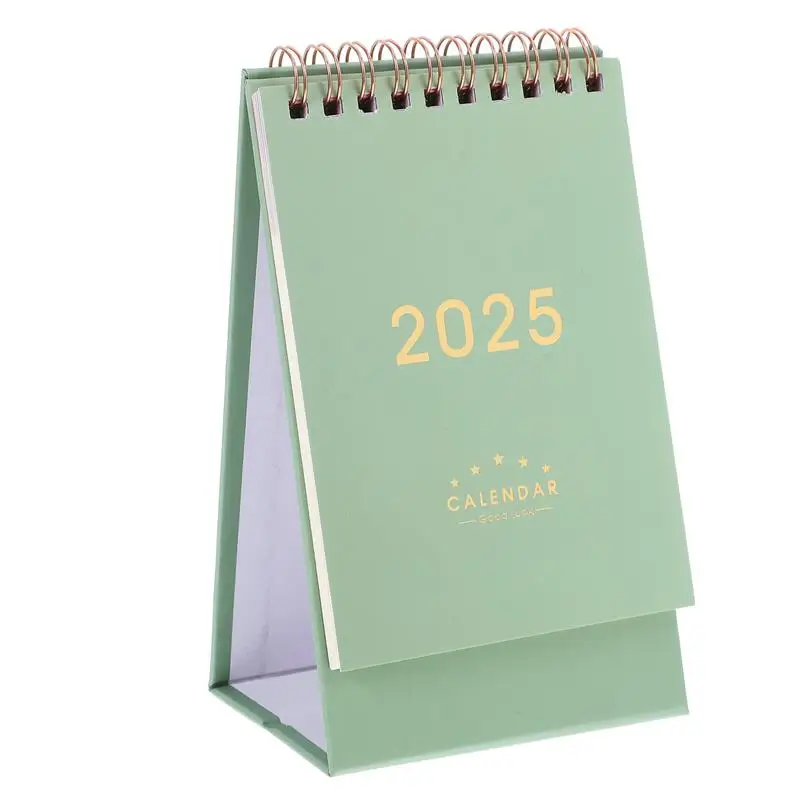 2025 Monthly Calendar Desk Standing Calendar Desktop Paper Flip Calendar Countdown Calendar Office Table Decoration Schedule