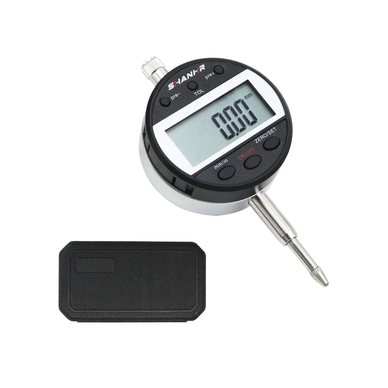 SHANHR مؤشر رقمي عالي الدقة 0-12.7/25.4 مللي متر 0.01 مللي متر ميكرومتر إلكتروني متري/بوصة مقياس مؤشر الاتصال