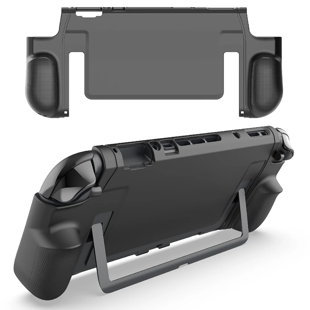 

Прозрачный чехол из ТПУ для Switch 2, защитный чехол, чехол для рук, эргономичная ручка, чехол с подставкой для Nintendo Switch 2