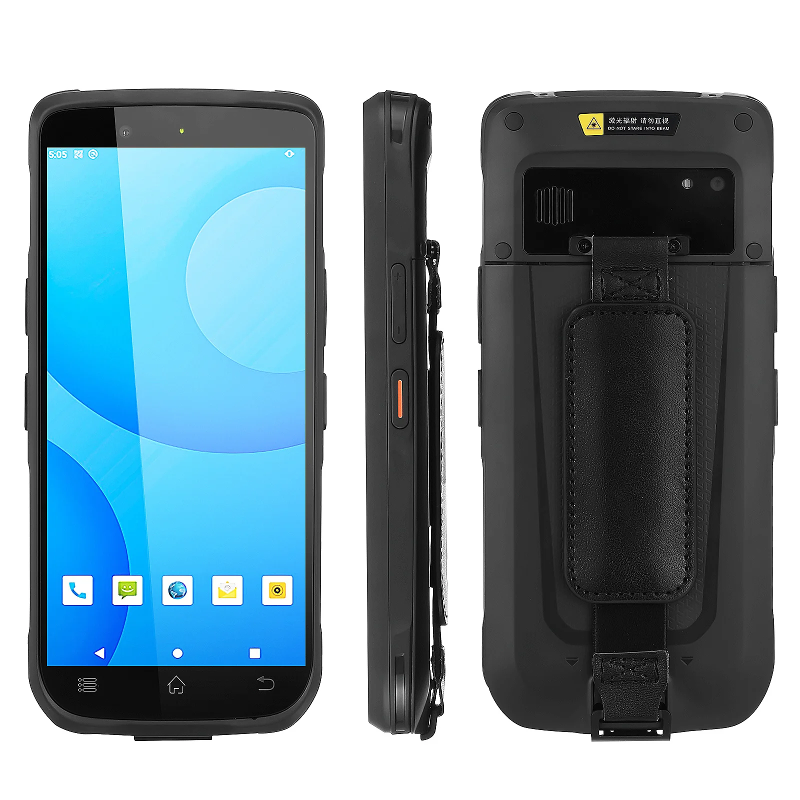 

1pc Handheld Barcode Scanner 6 Inch Display 4+64Gb Rugged Portable Reader For Warehouse Inventory Logistics Mini Desktop