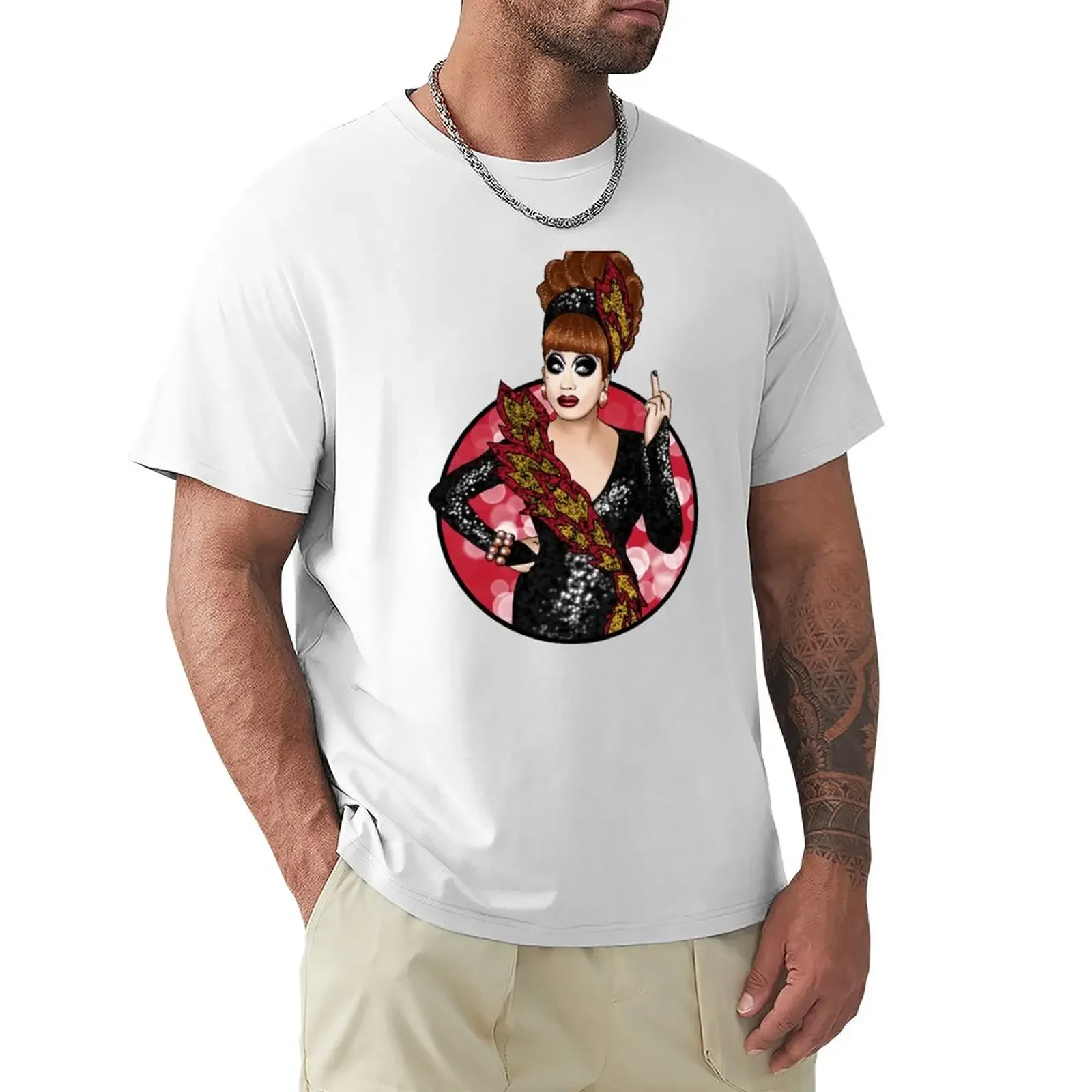 Bianca Del Rio - Drag Queen T-Shirt plus size tops quick-drying korean fashion t shirts for men cotton