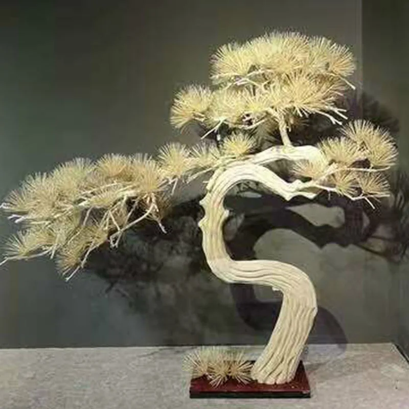 Large-scale simulated cedar masson pine club shopping mall decoration high-end pine ornament