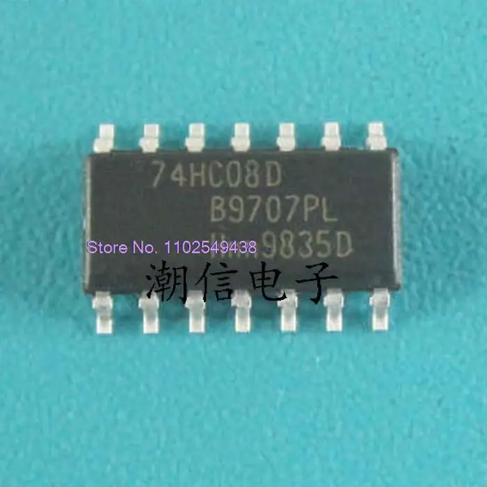 20 قطعة/الوحدة HC08 74HC08D: 3.9 مللي متر في المخزون