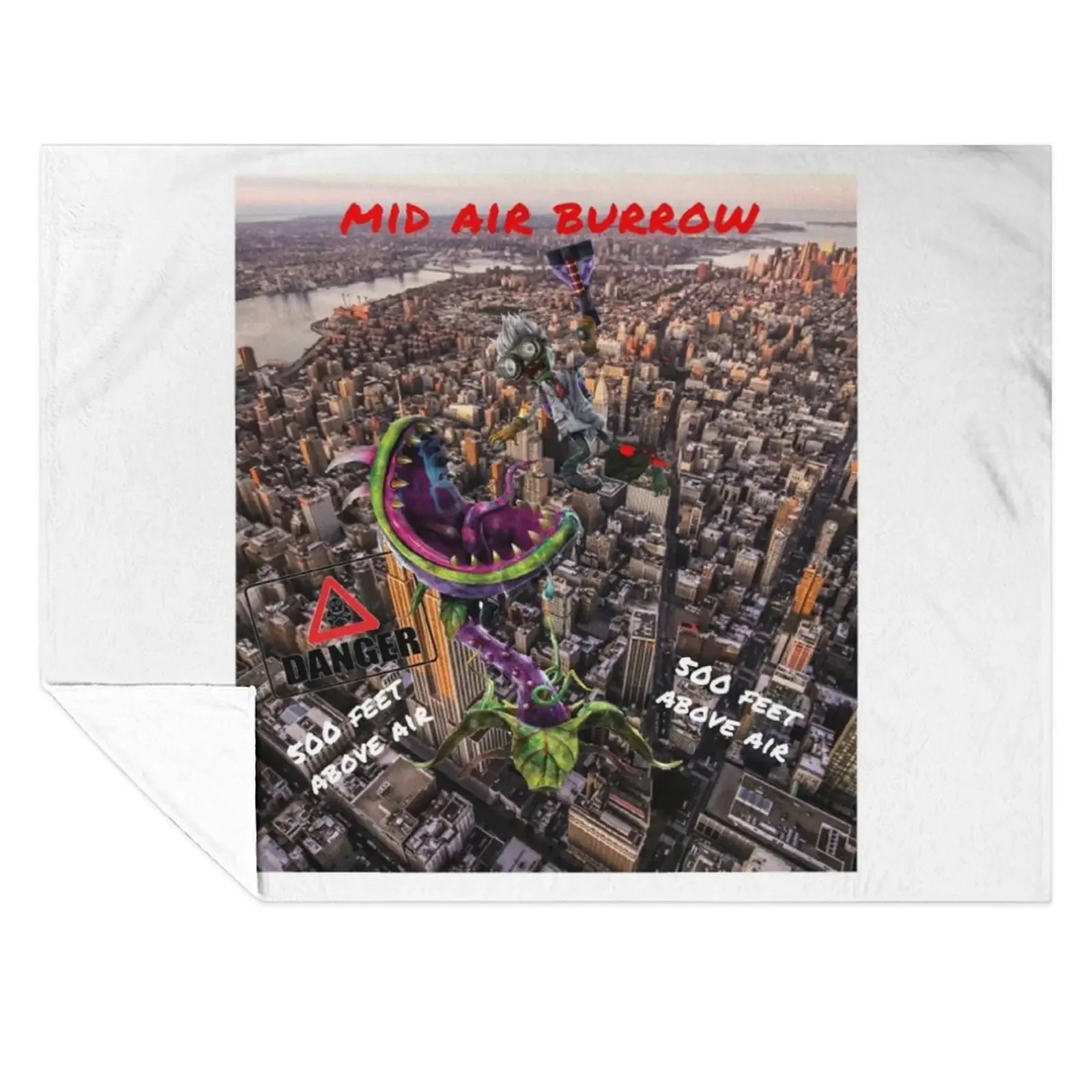 

mid air burrowing chomper Throw Blanket Nap warm for winter Vintage Hair Blankets