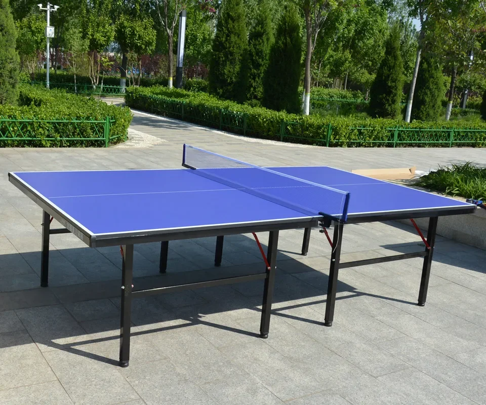 2026 Factory Direct Deal 15mm Training Table Tennis Table Outdoor Waterproof Pingpong Table