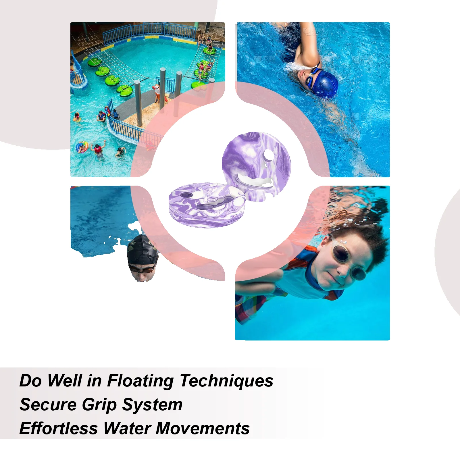

EVA Foam Swim Exercise Discs Swimming Aid Discs Arm Discs EVA Foam Discs Swimming Aid Discs for Kids Swimming Beginners