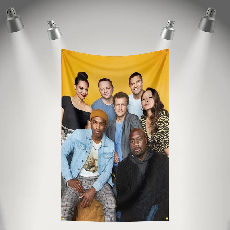 TV Drama Flag  for The Rookie Fans Banner HD Print  Garage Bedroom Living Room Dorm Wall Decor Tapestry