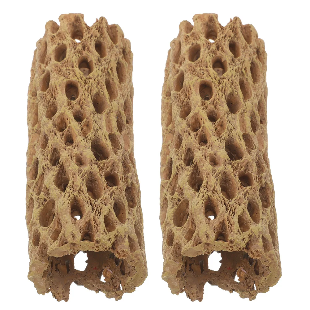 

2Pcs Shrimp House Fish Tank Decor Resin Hideaway Aquarium Ornaments Safe Lightweight Wear Resistance Practical Long Lasting Pet