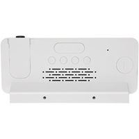 Electronic Projection Alarm Clock Bright LED Display Temperature Small White Child Bedroom Ceilings Walls Digital Time Date