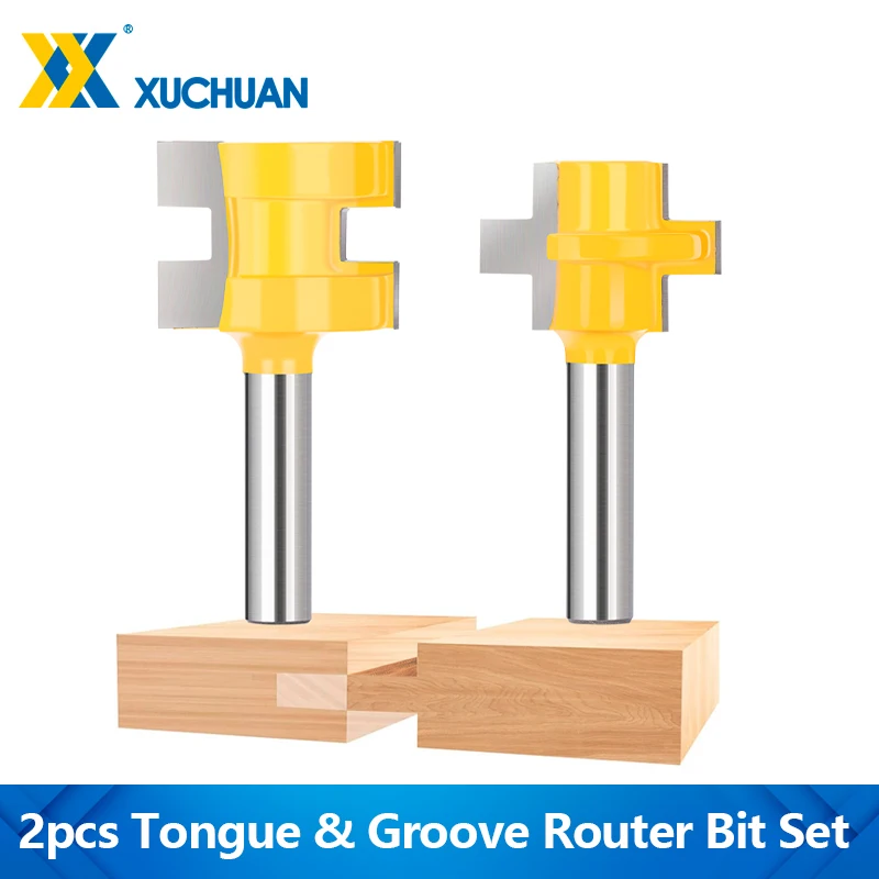 

2 шт., мини-набор фрез с язычком и пазом, 6 мм, 8 мм, 1/2 дюйма, хвостовик, лесной нож, резак для деревянных шипов для деревообрабатывающих инструментов