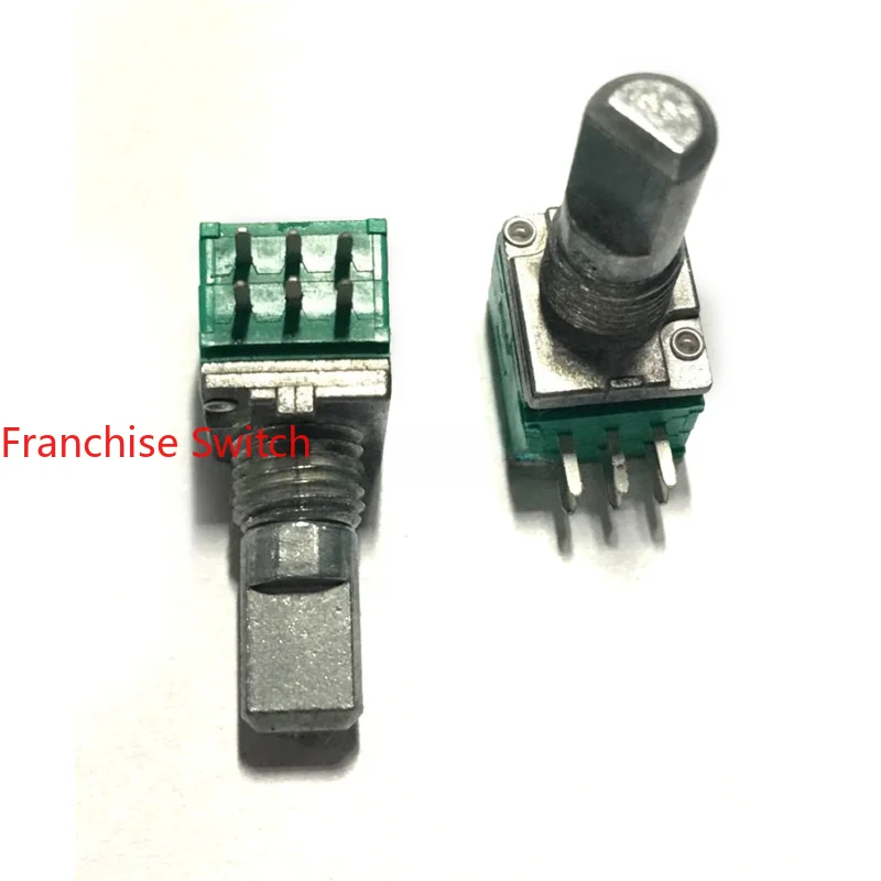 10PCS Audio Amplifier Volume Walkie-talkie RD097-B50K-15MM Half-shaft Precision Duplex Potentiometer