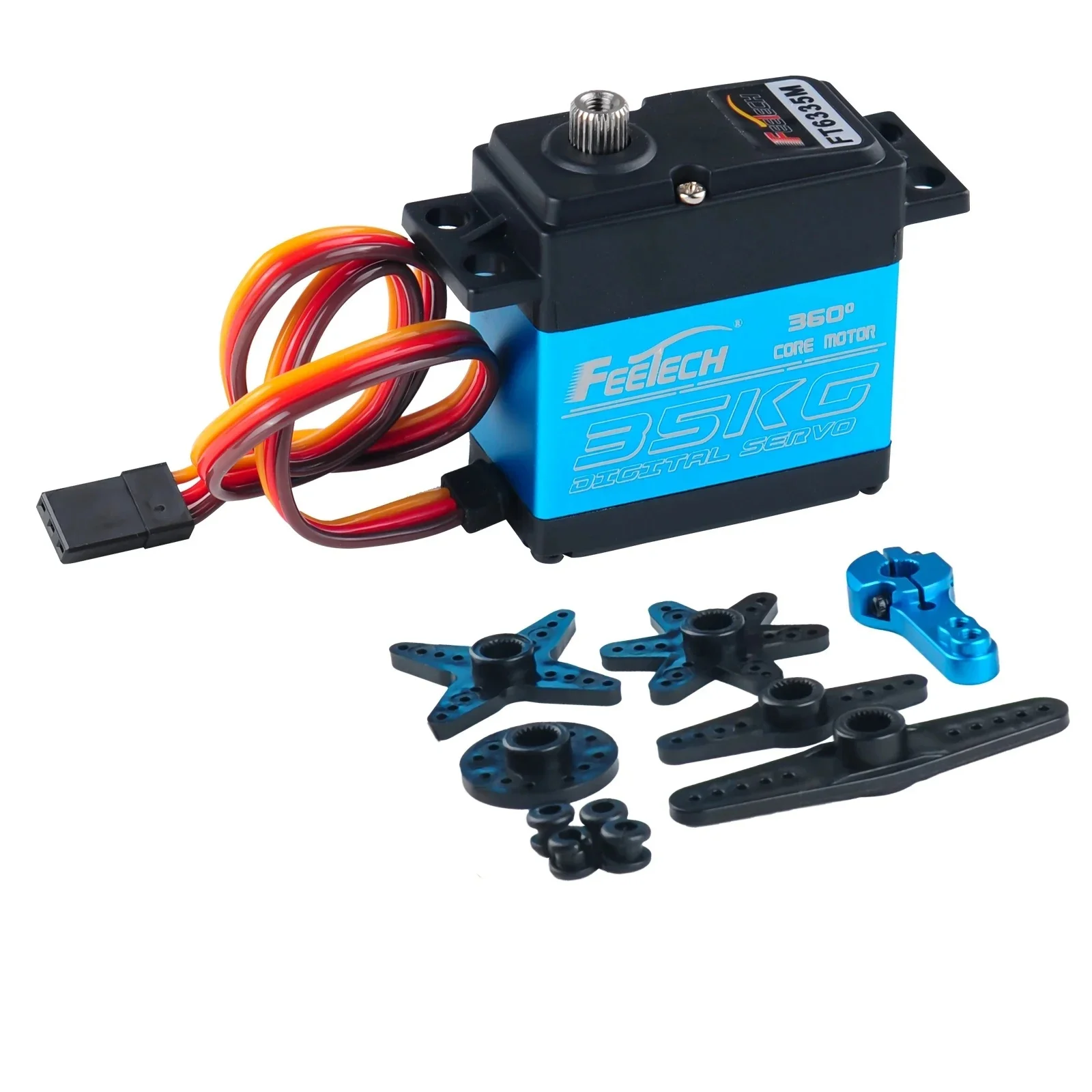 Grosir Pabrik Cina Bbs 7.4V 360 Derajat 35Kg Motor Servo Truk Rc untuk Mainan Rc Perahu Rc Fpv Esp32 /dron,e FT6335M