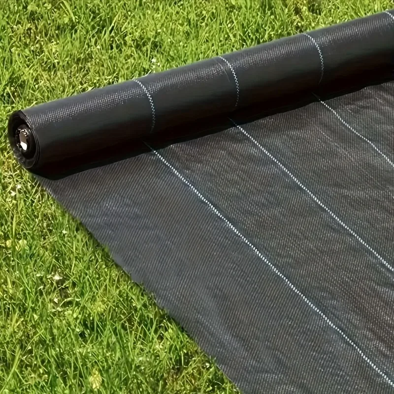 Heavy Duty Weed Barrier Landscape Fabric, Grass Suppression Horticultural Mat, Garden Grass Control and Anti-seepage Cloth