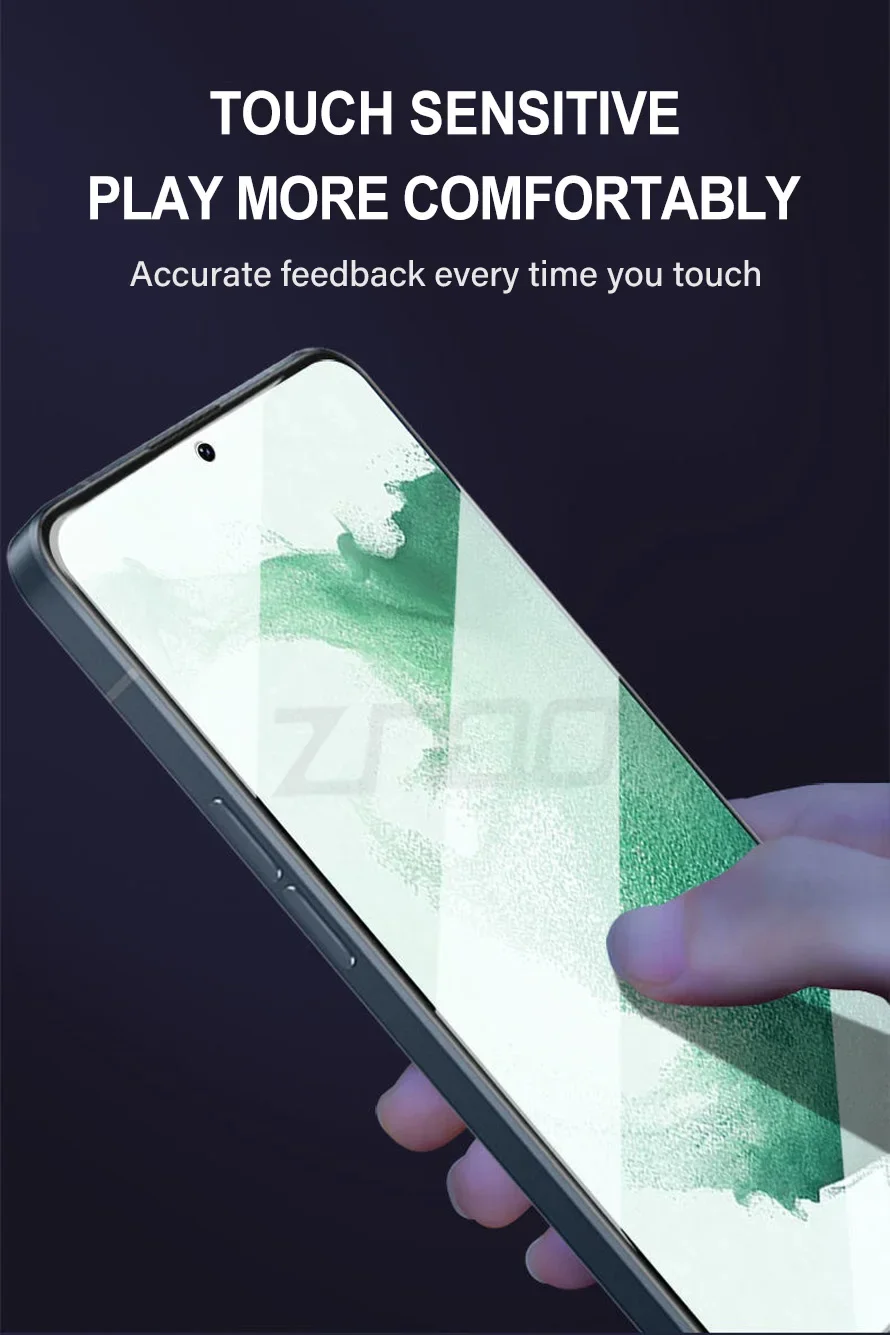 2PCS Tempered Glass For Samsung Galaxy S21 S22 S23 Plus S24 Ultra Screen Protector Fingerprint Unlocking Galaxy S21 S20 FE Glass
