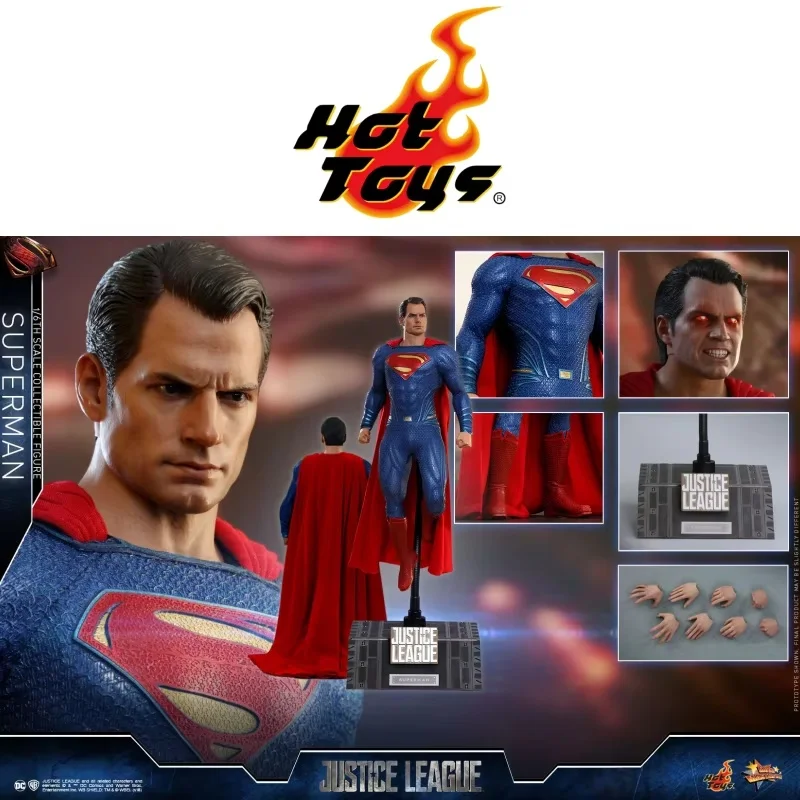 In Stock Genuine HOTTOYS HT 1/6 MMS465 DC Justice League Superman 3.0 Superman Action Figure Model Toys Gifts